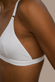 double layered soft triangle bra  
